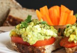 Mashed Avocado Egg Salad // 24 Carrot Life #healthy #avocado