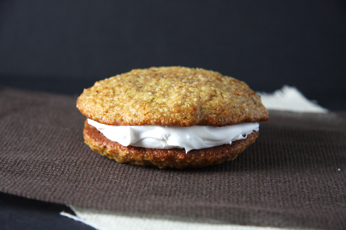 Lime Cashew Whoopie Pies with Coconut Whipped Cream // 24 Carrot Life #paleo #glutenfree