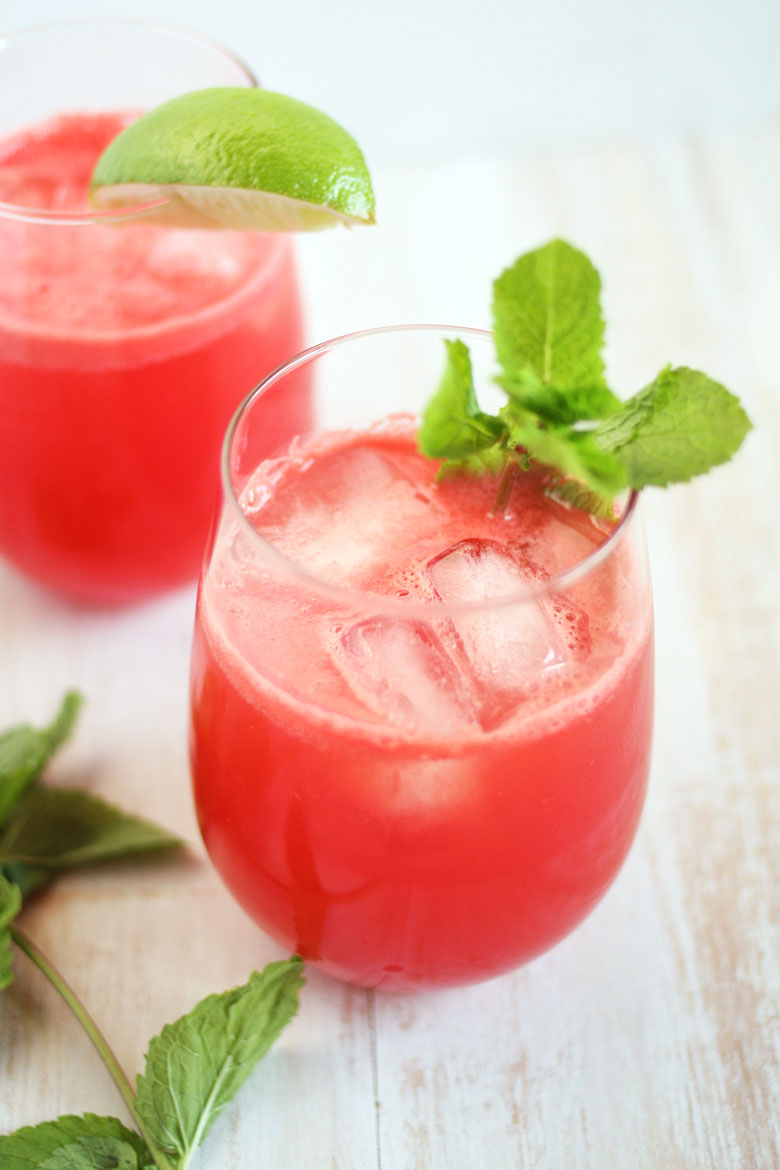 Watermelon Cocktail // 24 Carrot Life #watermelon #summer #rum