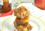 Caramel Apple Blondies (+ a VIDEO!) // 24 Carrot Life These fudgy Caramel Apple Blondies are the perfect holiday treat and you would never guess that they are made with healthy ingredients like whole wheat flour, almond meal, and coconut oil. I created a video to show you how easy it is to make these!