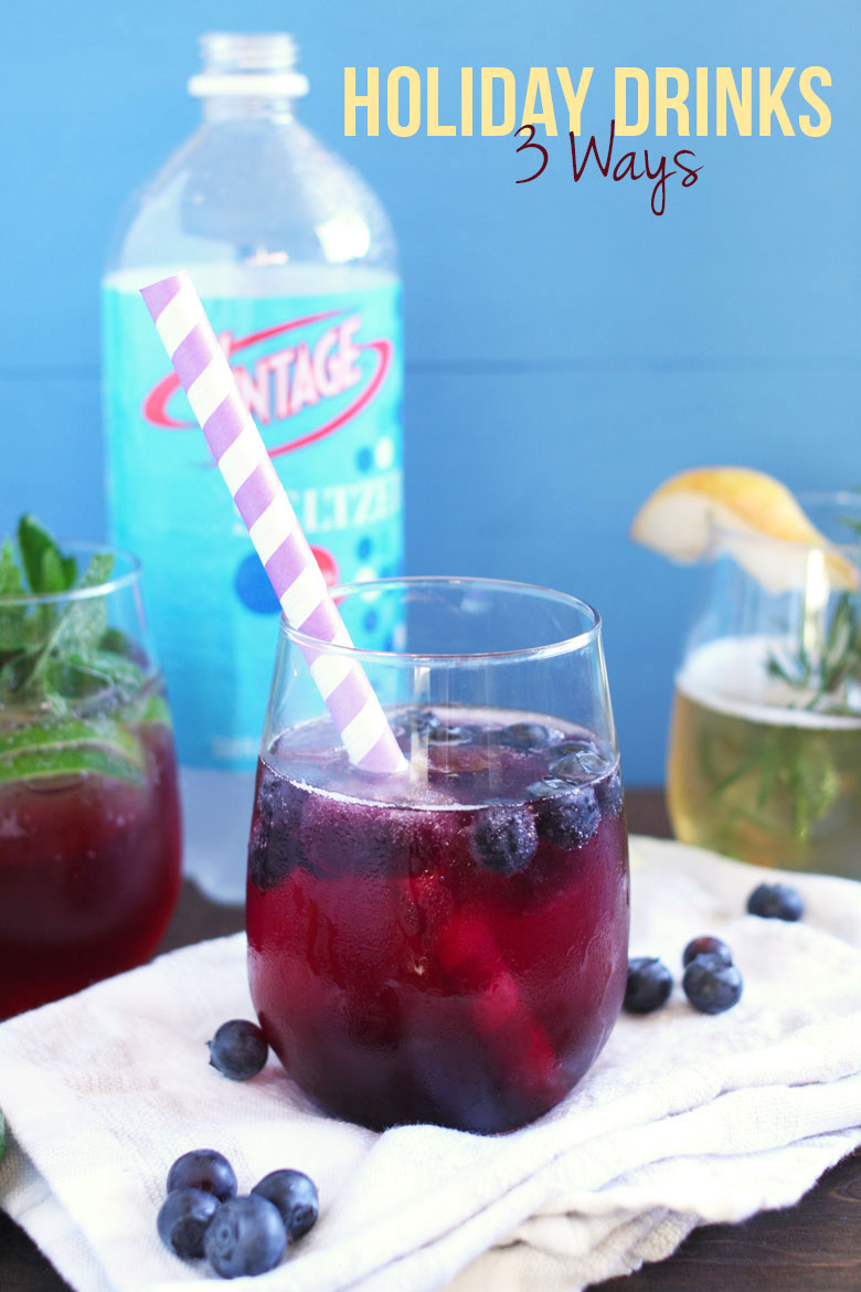 Healthy Holiday Drinks + Tips for Staying Healthy During the Holidays // 24 Carrot Life #DrinkVintage #seltzer #healthytips